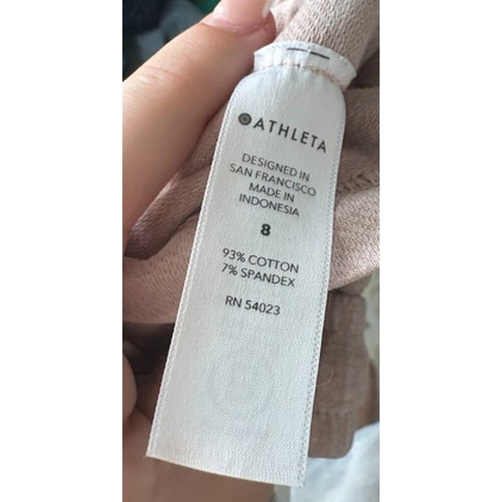 Womens. Athleta Farallon Heathered Short-Mocha Latte Size 8 - Picture 6 of 6